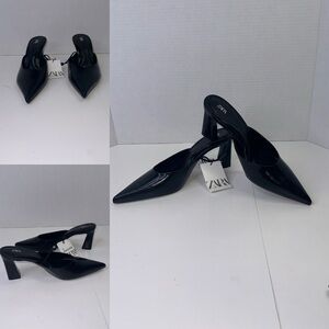 NWT Zara Heels Slides Shoes For Women New